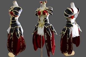create 3d cosplay model pepakura costume halloween 3d mask 3d printable props