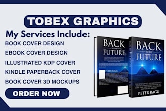 do ebook cover design, kindle book cover, illustrated paperback KDP book cover