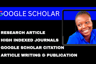write, backdate and publish research article in  google scholar indexed journal