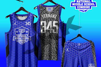 design customized ready to print basketball jersey