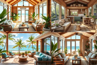 do tiny house interior design, water park, cabana, beach, container house