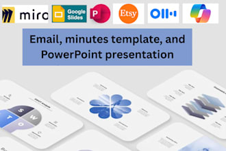 create an email signature and meeting minutes templates powerpoint presentation