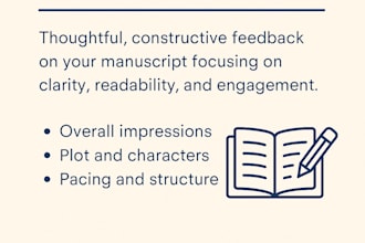 be your honest and thoughtful beta reader for fiction or nonfiction