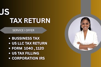do US tax filing US tax returns business tax 1120, 1040 llc, corporation irs