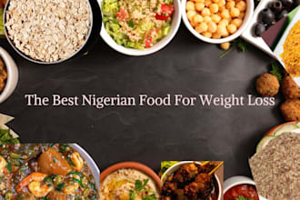 design a custom nigerian or healthy recipe ebook or meal plan