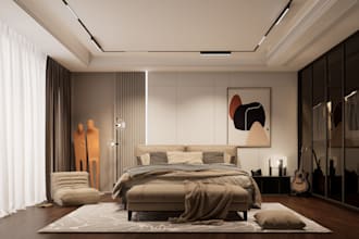 do interior design, 3d design and rendering