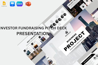 design a winning startup pitch deck for fundraising and investor meetings