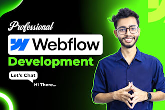 design and develop webflow website, figma to webflow website development