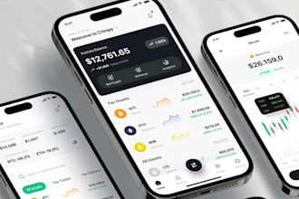 develop crypto wallet app fintech app blockchain app crypto wallet exchange app