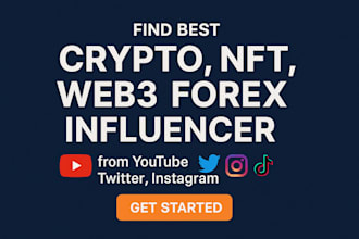 find best crypto nft web3 forex influencer from youtube twitter instagram tiktok