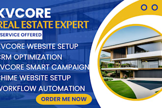 setup kvcore website kvcore campaign kv core CRM liondesk chime website