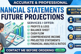 prepare financial statements, profit and loss, income statement