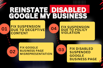 reinstate and fix gmb suspension reinstate suspended google my business profile