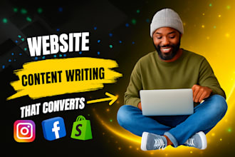 do website content writing, shopify store and drop shipping