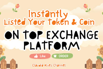 do fast token listing, ico listing, coin listing on coinmarketcap, coingecko cex
