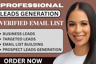 provide 50k verified email list of any business niche