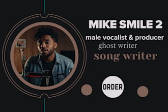 be your male singer songwriter in english and in french