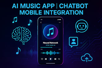 develop ai music streaming app chatbot ai mobile app ai integration music app