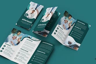 do professional medical healthcare home care dental business flyer and brochure