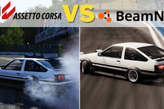 build custom car handling and drift physics for beamng and assetto corsa