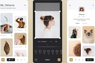 develop photo and video editing app, ai image generator ai app, camera app
