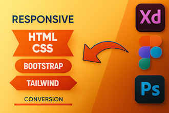 do figma to responsive html, css, bootstrap, tailwind
