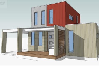 design tiny house, small, frame, container houses, kiosk and compact cabins