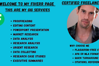 format social sciences, history and chemistry research projects and case studies