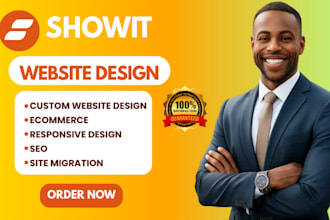 design, redesign, and customize your showit website