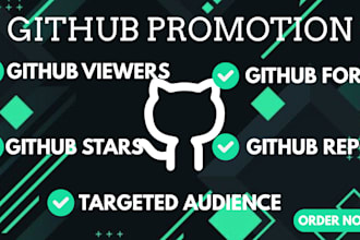 promote github repository to improve visibility and engage