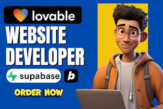 develop lovable ai web app saas mvp and bubble supabase bolt replit website