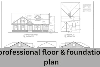 l draw architectural drawings, framing or foundation plans