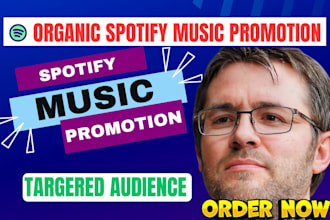 do organic spotify music promotion, to increase playlist, spotify listeners