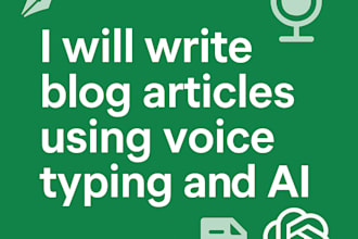 write blog articles in urdu and english using voice typing and ai