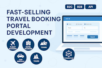 build a fast selling travel booking portal with API integration