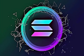 create solana presale website, staking website, solana token with smart contract