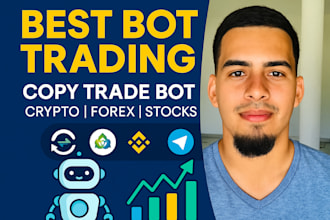 create the best bot trading and copy trading bot for forex, crypto or stocks