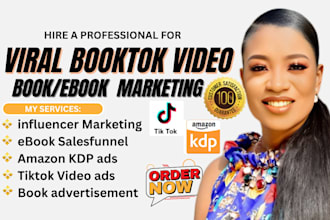 do booktok video influencer marketing ebook promotion amazon kdp ads salesfunnel