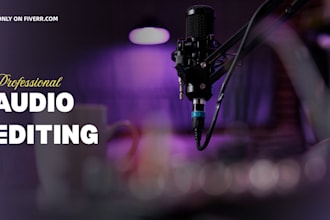 professionally edit and clean up your voiceover