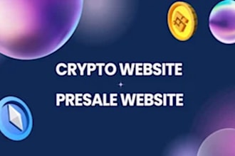 create solana presale website, staking website, solana token with smart contract