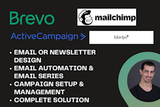 be your email marketing manager for klaviyo, activecampaign, mailchimp, brevo