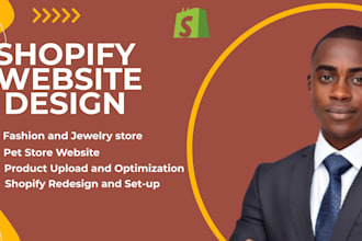 build pet shopify store, shopify store design in 48hours
