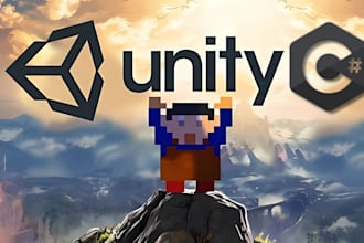 develop unity games, vr applications, create 3d assets, write scripts
