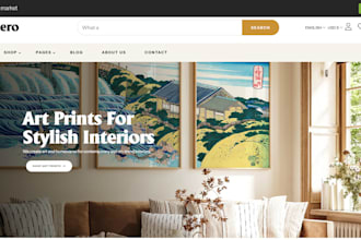 design wall art shopify store print on demand store printable wall art website