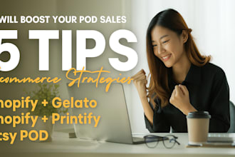 set up shopify etsy print on demand store with printify printful and gelato