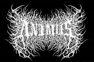 design a death metal, slam, and brutal logo for you