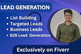 do b2b lead generation, linkedin, and email list building
