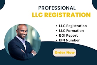 professionally form your USA llc and assist with ein application