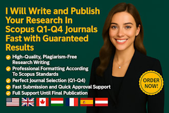 write and fast track publication in scopus q1  q4 journals with full support