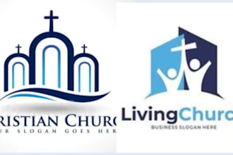 design a modern christian logo for your church, ministry, or faith based brand
